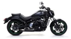 Arrow Rebel Full System Exhaust Kawasaki Vulcan S 650 2017-2020 -Motorcycle Accessories Store arrow rebel full system kawasaki vulcan s cafe65020172018 black stainless steel carbon fiber