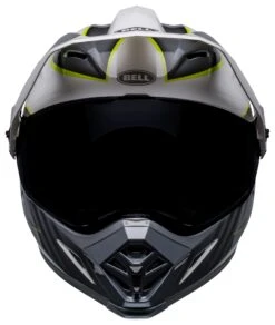 Bell Helmets Bell MX-9 Adventure Mips Dalton Helmet -Motorcycle Accessories Store bell mx9 adventure mips dalton helmet white grey hi viz yellow 1
