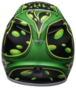 Bell Helmets Bell MX-9 Mips Showtime Helmet -Motorcycle Accessories Store bell mx9 mips showtime helmet black green 5
