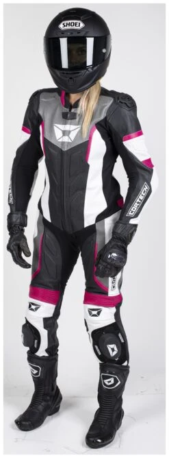 Cortech Apex V1 Women's Race Suit -Motorcycle Accessories Store cortech apex v1 womens race suit ruby white