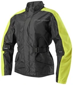 Firstgear Triton Women's Rain Jacket -Motorcycle Accessories Store firstgear triton womens rain jacket black pink 2