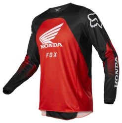 Fox Racing 180 Honda Jersey -Motorcycle Accessories Store fox racing180 honda jersey black red 1