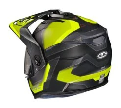 HJC DS-X1 Synergy Helmet -Motorcycle Accessories Store hjcdsx1 synergy helmet black hi viz 1