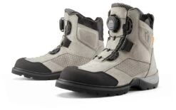 Icon Stormhawk WP Boots -Motorcycle Accessories Store icon stormhawk waterproof boots grey