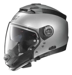 Nolan N44 EVO Helmet -Motorcycle Accessories Store nolan helmets n44 evo solid helmet platinum silver
