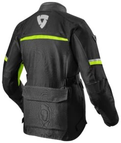 REV'IT! Outback 3 Women's Jacket -Motorcycle Accessories Store revit outback3 womens jacket black fluo yellow 1