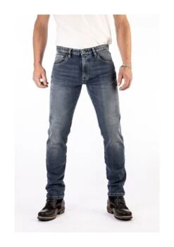 Rokker RokkerTech Tapered Slim Jeans -Motorcycle Accessories Store rokker rokker tech tapered slim jeans medium blue