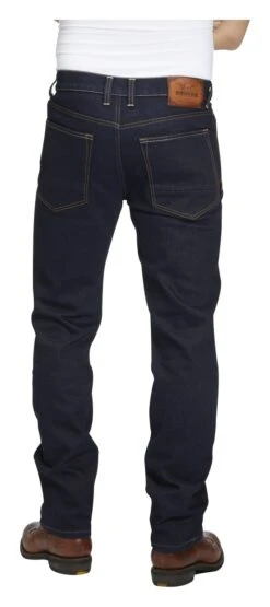 Rokker RokkerTech Straight Raw Jeans -Motorcycle Accessories Store rokker rokkertech slim straight jeans raw raw black 2