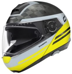 Schuberth C4 Pro Carbon Tempest Helmet -Motorcycle Accessories Store schuberth c4 pro carbon tempest helmet yellow 1