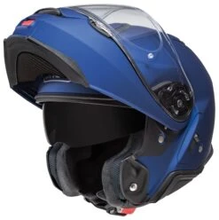 Shoei Neotec 2 Helmet -Motorcycle Accessories Store shoei neotec2 helmet matte metallic blue 1