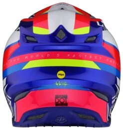 Troy Lee Designs Troy Lee SE5 Omega Helmet -Motorcycle Accessories Store troy lee se5 omega helmet blue 2